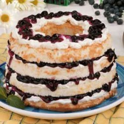 Blueberry Angel Torte