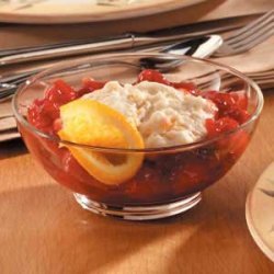 Skillet Cherry Cobbler