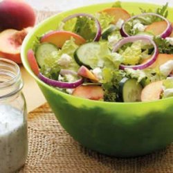 Peachy Tossed Salad