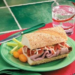 Mozzarella Beef Sandwiches