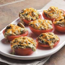 Mushroom-Stuffed Tomatoes