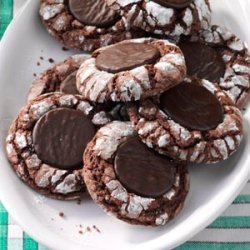 Fudgy Mint Cookies