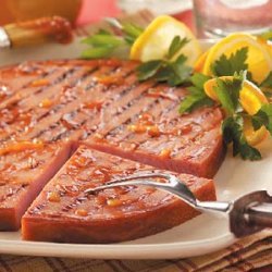 Orange Barbecued Ham