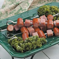 Ham 'n' Sausage Kabobs