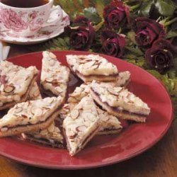 Almond Raspberry Diamonds