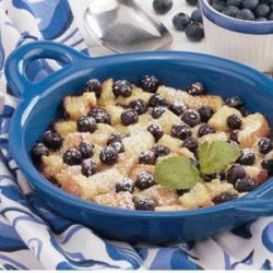 Blueberry Bread Pudding