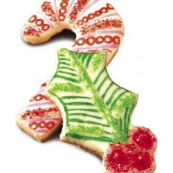 Christmas Cutouts with Vanilla Icing