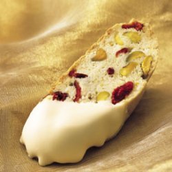 Holiday Biscotti with Cranberries and Pistachios