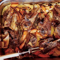 Roasted Lamb Shoulder (Agnello de Latte Arrosto)