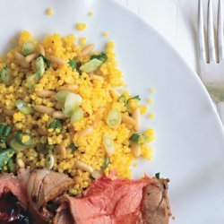 Saffron-Scented Couscous with Pine Nuts