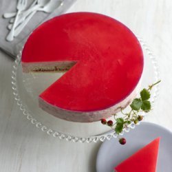 Rhubarb-Mascarpone Mousse Cake