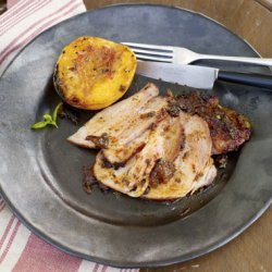 Glazed Pork Loin with Cilantro and Garlic