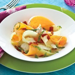 Honeydew, Cantaloupe and Prosciutto Salad