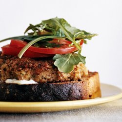 Bulgur Veggie Burgers with Lime Mayonnaise