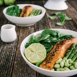 Salmon Salad with Beans