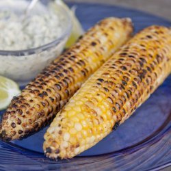 Grilled Corn with Lime-Cilantro Butter