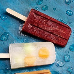 Balsamic-Strawberry Pops