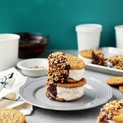 Chocolate-Dipped Ice Cream Sandwiches