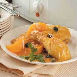 Curried Chicken with Peaches