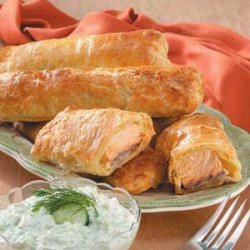 Puff Pastry Salmon Bundles