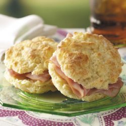 Ham on Biscuits