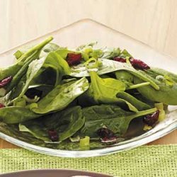 Sweet-Sour Spinach Salad