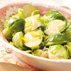 Brussels Sprouts with Leeks