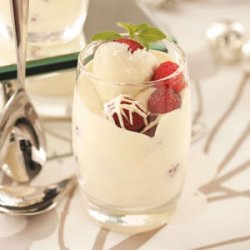 Berries with Champagne Cream