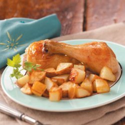 Garlic-Roasted Chicken and Potatoes