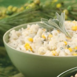 Sage Mashed Potatoes with Corn