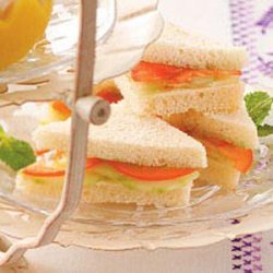 Mint Cucumber Sandwiches