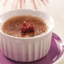 Pomegranate Creme Brulee