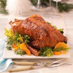 Christmas Goose with Orange Glaze