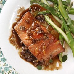 Orange-Pecan Salmon for Two