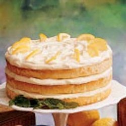 Lemon Whipped Cream Torte