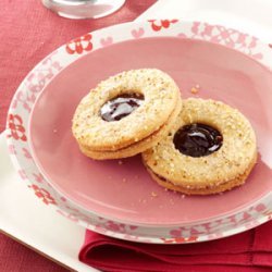 Raspberry Linzer Cookies