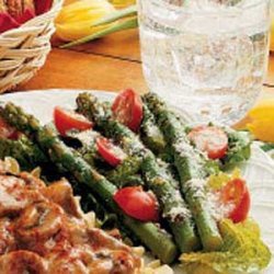 Tomato Asparagus Salad