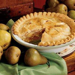 Fall Pear Pie