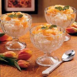 Apricot Rice Custard