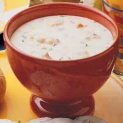 Pantry-Shelf Salmon Chowder