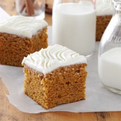 Harvest Pumpkin Brownies