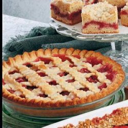 Rhubarb Cherry Pie