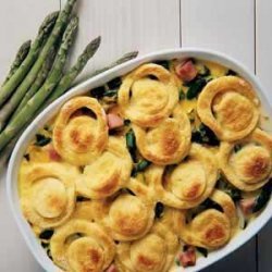 Asparagus Ham Strata