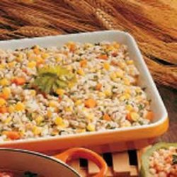 Barley and Corn Casserole