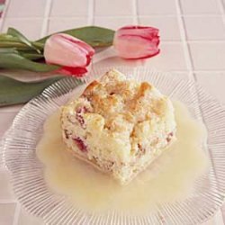 Rhubarb Pudding Cake