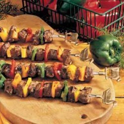 Beef and Pepper Kabobs