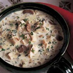 Cream of Turkey and Wild Rice Soup