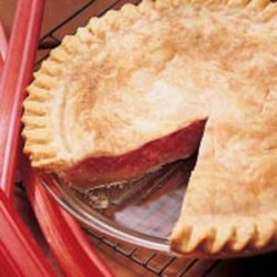 Rhubarb Custard Pie