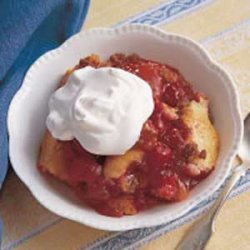 Apple Cherry Cobbler