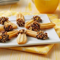 Chocolate-Tipped Butter Cookies